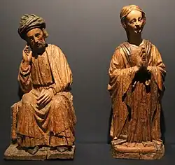 Madone en prière et saint Joseph, Maestro Domenico del Presepe, 1470.