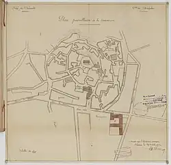 Magalas. - Plan parcellaire de la commune