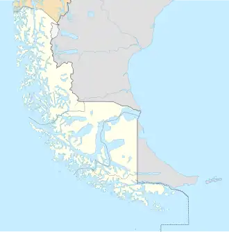 Voir sur la carte administrative de la région de Magallanes et de l'Antarctique chilien