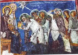 Cappadoce, fresque XIIe siècle.