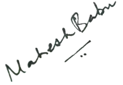 signature de Mahesh Babu