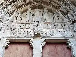 Le Jugement dernier sur le portail.