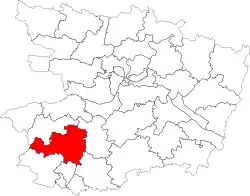 Carte du canton en 2014.