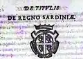 1573 I. Mainoldi Galerati, De titulis Philippi Austrii Regis Cattolici Liber, Bononia.