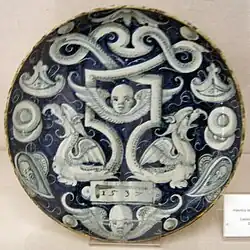 Majolique de Casteldurante, 1537.