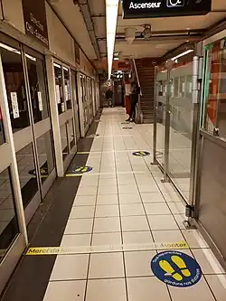 Quai en direction de CHU - Eurasanté