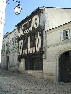 Maison à colombages.