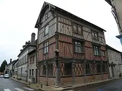 Maison à pans de bois du XVIe&nbsp;siècle.