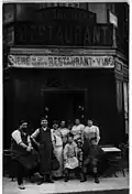 Maison Bouillet, restaurant en 1913.