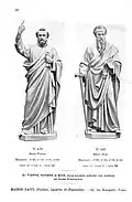 Extrait du catalogue n°52 - Statues de St Pierre et de St Paul