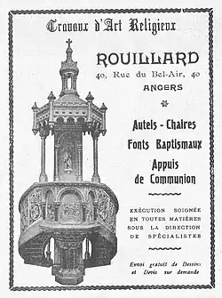 Maison Rouillard - Publicité de 1927