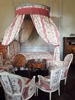 La chambre de Marie-Aurore Dupin de Francueil.