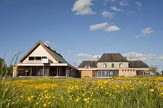 La maison du parc naturel régional des Marais du Cotentin et du Bessin.