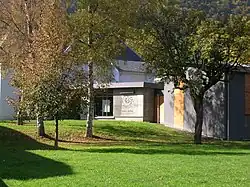 Entrée de la Maison du parc national des Écrins
