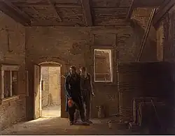 Maison natale de Jeanne d'Arc avant sa restauration par Jean-Antoine Laurent en 1819.