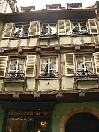 Maison zum grienen Hüs (1435) au no&nbsp;34