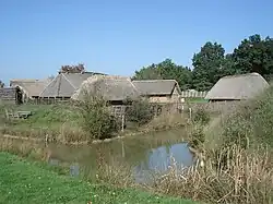 Maisons du château à motte.