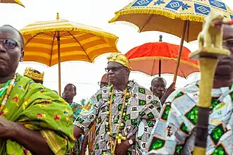 Sortie publique du roi.