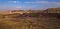 Le makhtesh Ramon, vue du mont Gvanim.