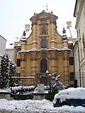 Façade en hiver