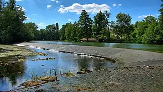 Le barrage sur l'Ognon.