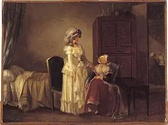 La Visite à la convalescente, Paris, musée Cognacq-Jay.