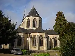 L'église Notre-Dame, chevet.