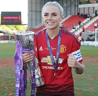Alex Greenwood en 2019