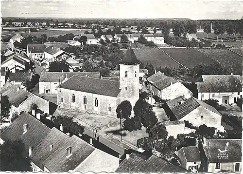 vue ancienne de Mandres-la-Cote