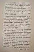 Manuscrit de la "Manière de montrer Meudon" page 2