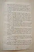 Manuscrit de la "Manière de montrer Meudon" page 3