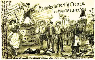 Ce que nous voulons, nous l'aurons, plus de sucre dans le vin.