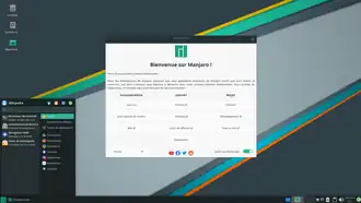 Manjaro Linux 23.0.4, avec l'environnements de bureau Xfce