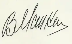 signature de Valentin Mankin