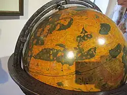 Mappemonde ancienne de l'époque.