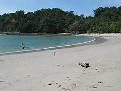 Pointe Cathédrale et tombolo, parc national Manuel Antonio, Costa Rica