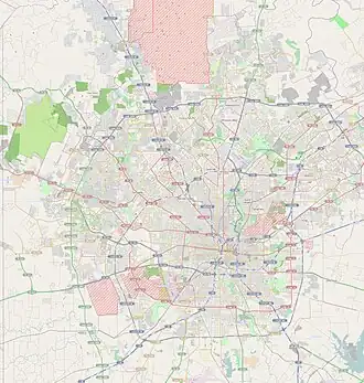 voir sur la carte de San Antonio
