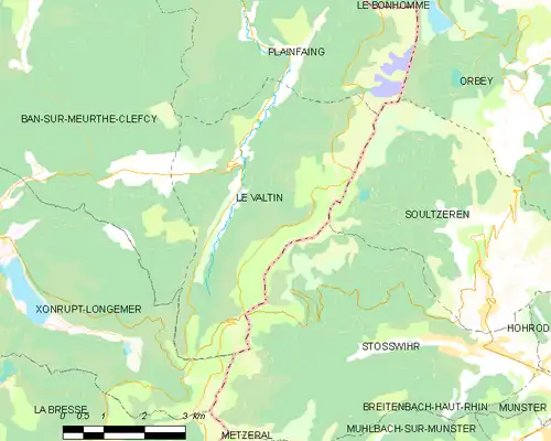Carte du Valtin.