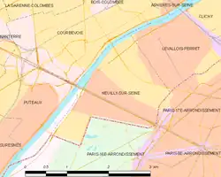 Carte de la commune.