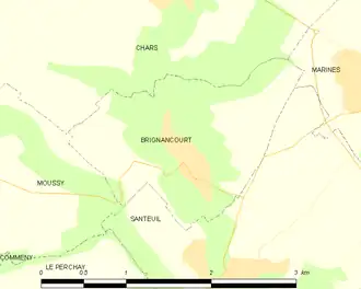 Carte de la commune.