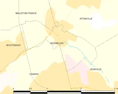Carte de la commune.