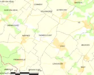 Carte de la commune.