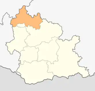 Localisation de Tchernootchene