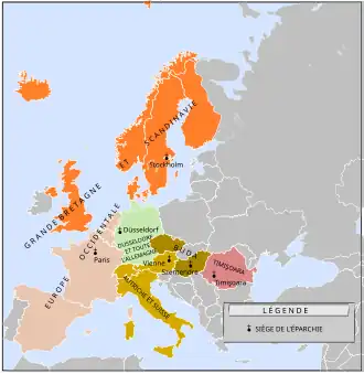 Image illustrative de l’article Éparchie d'Europe occidentale