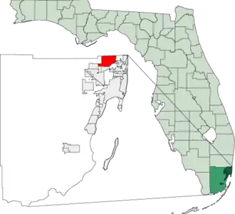 Localisation de Miami Gardens