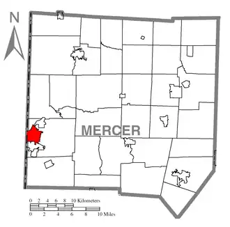 Localisation de Sharon