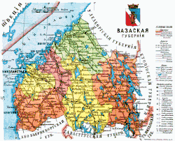 Description de l'image Map of Vaza Governorate of the Grand Duchy of Finland, 1913.gif.