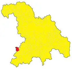 Localisation de Bistagno