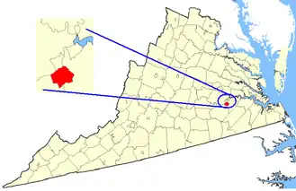 Localisation de Petersburg