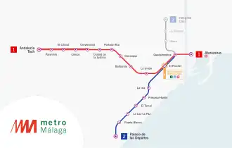 Image illustrative de l’article Métro léger de Malaga